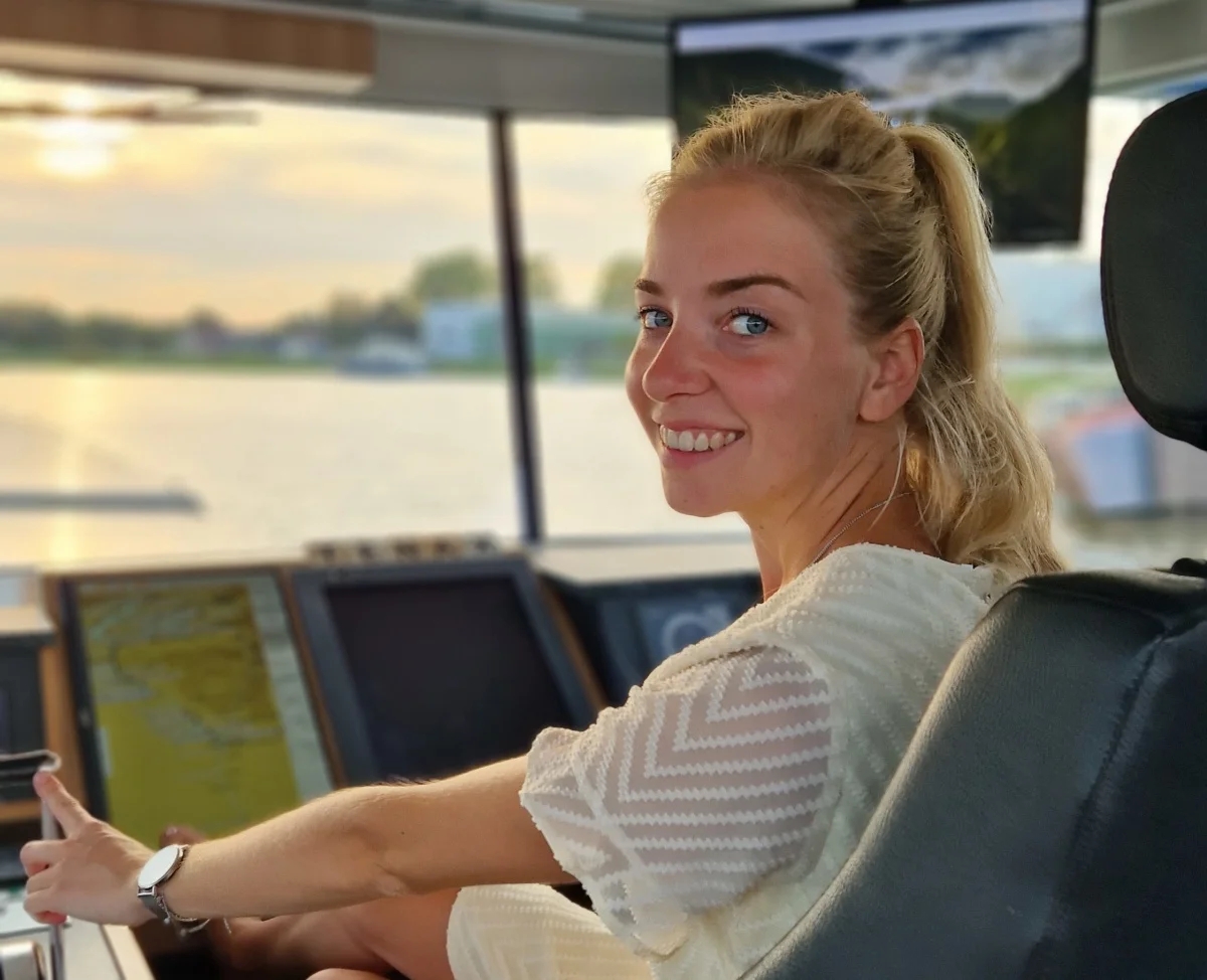 varen op een binnenvaartschip