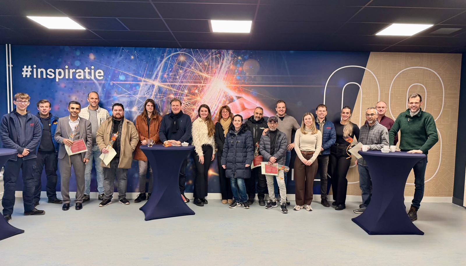 De deelnemers van het derde traject van Energy Skills ontving 15 januari hun certificaat.