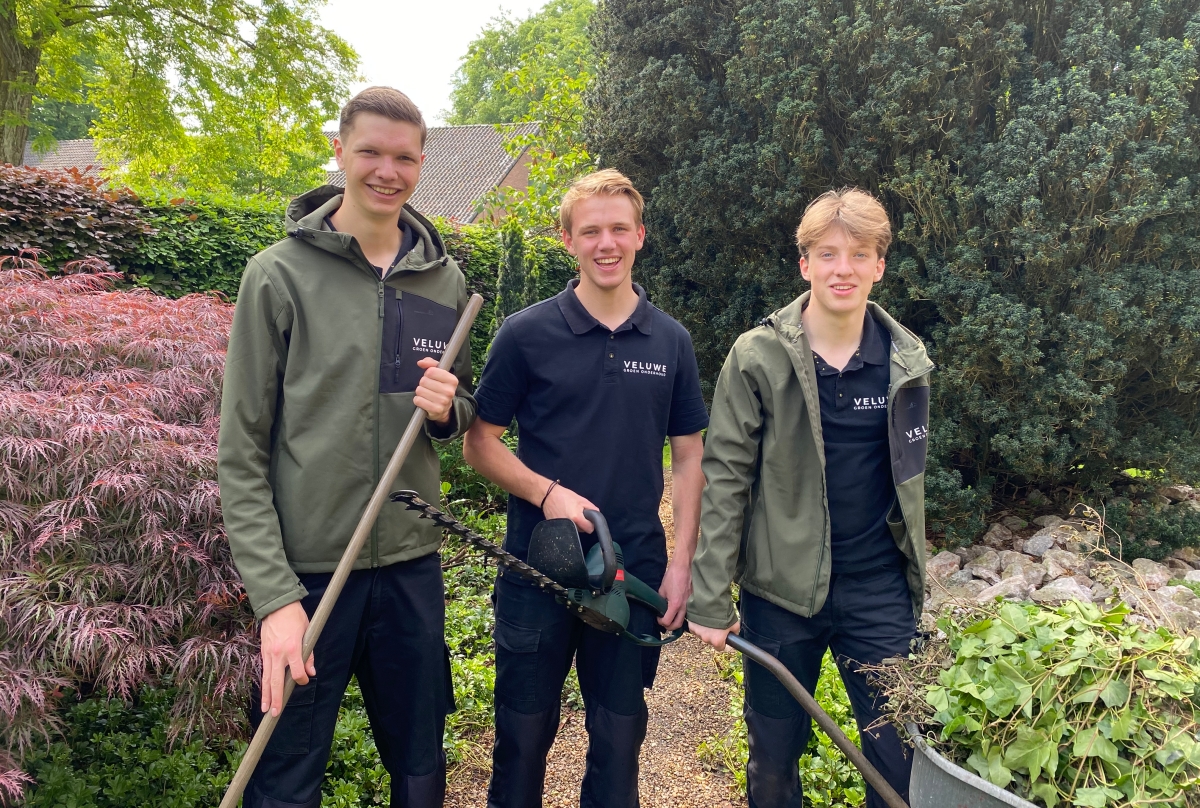 Studenten met groene vingers